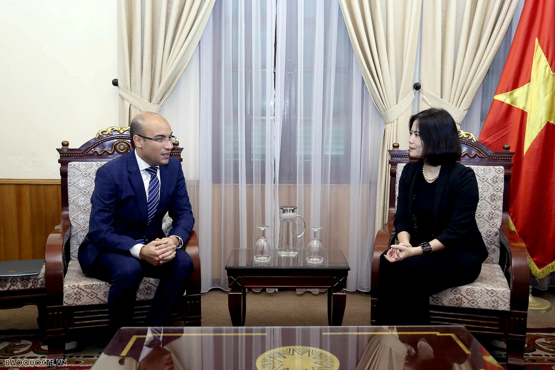 Tiếp nhận bản sao Thư ủy nhiệm bổ nhiệm Đại sứ Algérie tại Việt Nam Tiếp nhận bản sao Thư ủy nhiệm bổ nhiệm Đại sứ Algérie tại Việt Nam