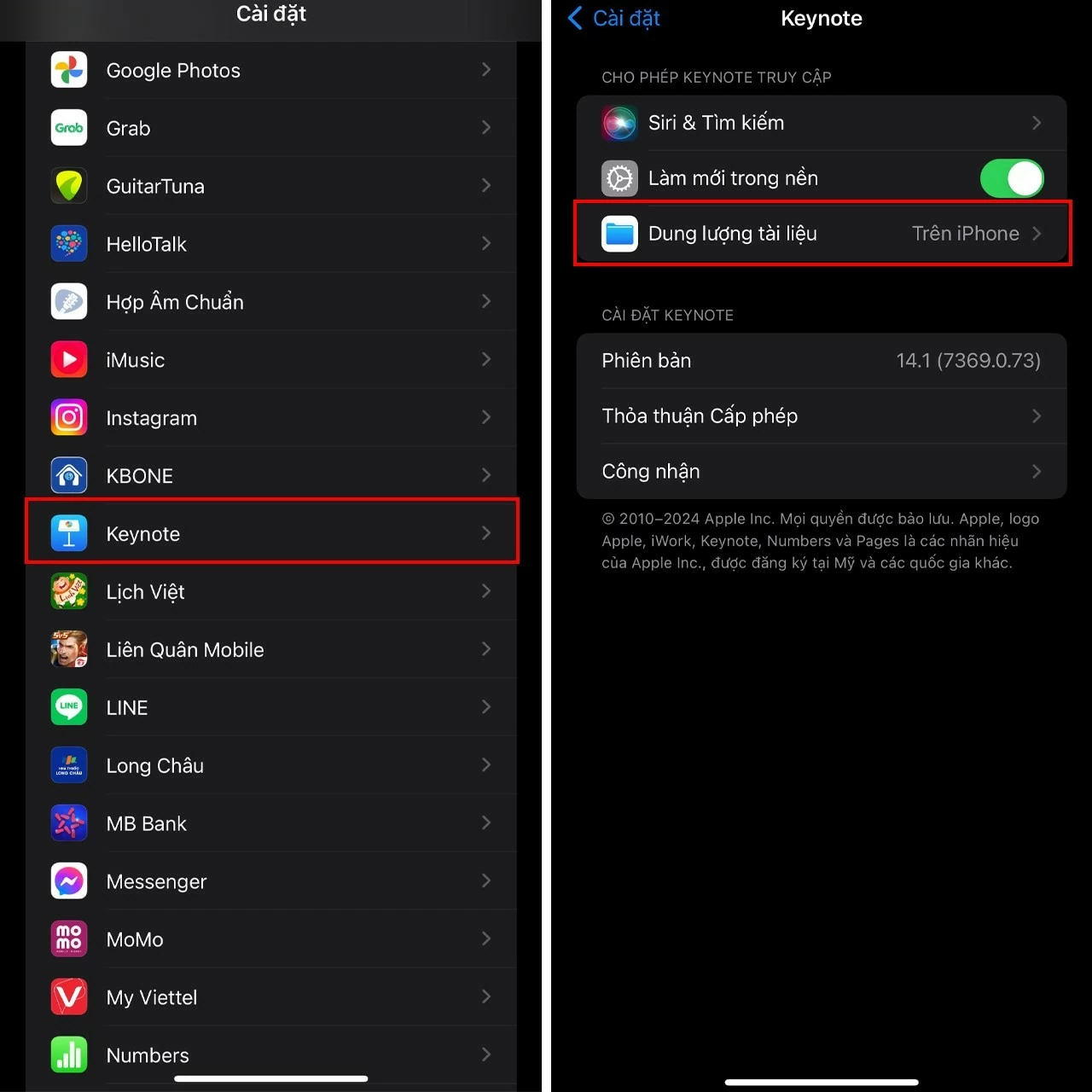 Cách tắt Keynote lưu file vào iCloud Drive trên iPhone nhanh chóng Cách tắt Keynote lưu file vào iCloud Drive trên iPhone nhanh chóng