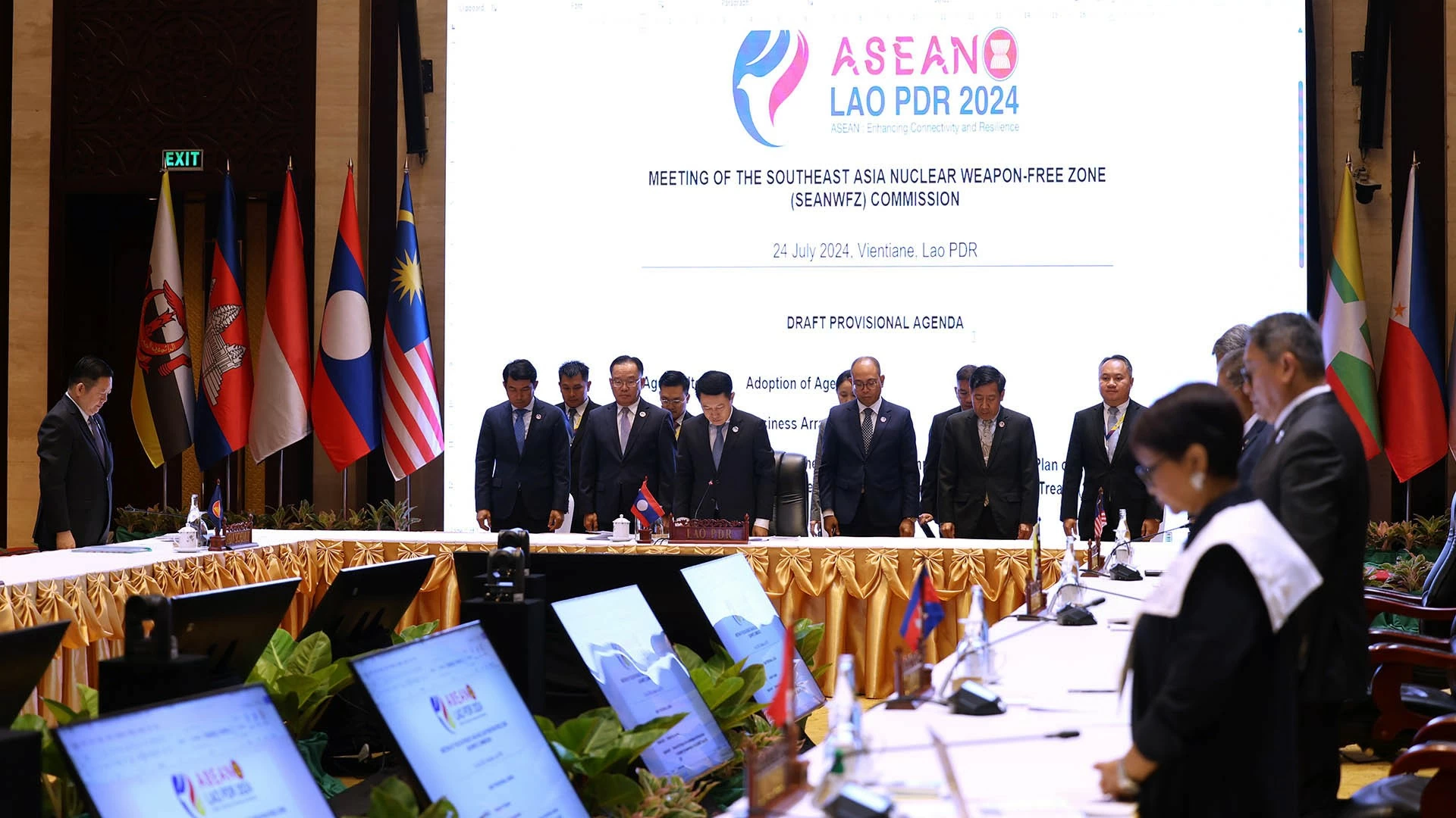 Ngày làm việc đầu tiên của các Bộ trưởng Ngoại giao ASEAN Ngày làm việc đầu tiên của các Bộ trưởng Ngoại giao ASEAN