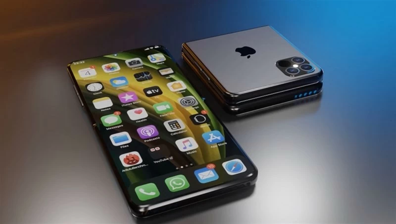Chiếc iPhone màn hình gập đầu tiên của Apple sẽ có thiết kế vỏ sò tương tự Samsung Galaxy Z Flip Chiếc iPhone màn hình gập đầu tiên của Apple sẽ có thiết kế vỏ sò tương tự Samsung Galaxy Z Flip