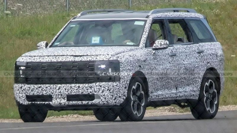 Hyundai Palisade thế hệ mới tiếp tục lộ diện, thiết kế khá giống Ford SUV Hyundai Palisade thế hệ mới tiếp tục lộ diện, thiết kế khá giống Ford SUV