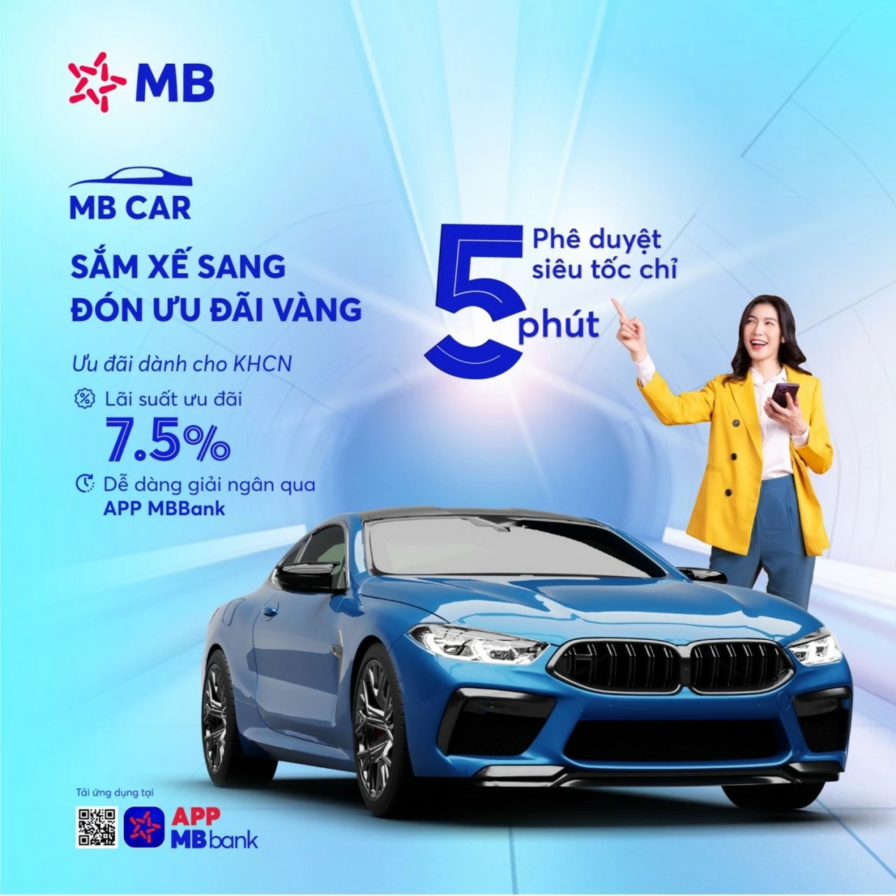 MB cho vay mua ôtô phê duyệt siêu tốc chỉ trong 5 phút. MB cho vay mua ôtô phê duyệt siêu tốc chỉ trong 5 phút.