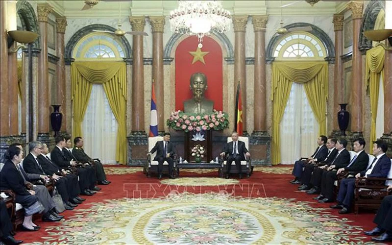 Chủ tịch nước Tô Lâm tiếp Tổng Bí thư, Chủ tịch nước Lào Thongloun Sisoulith Chủ tịch nước Tô Lâm tiếp Tổng Bí thư, Chủ tịch nước Lào Thongloun Sisoulith