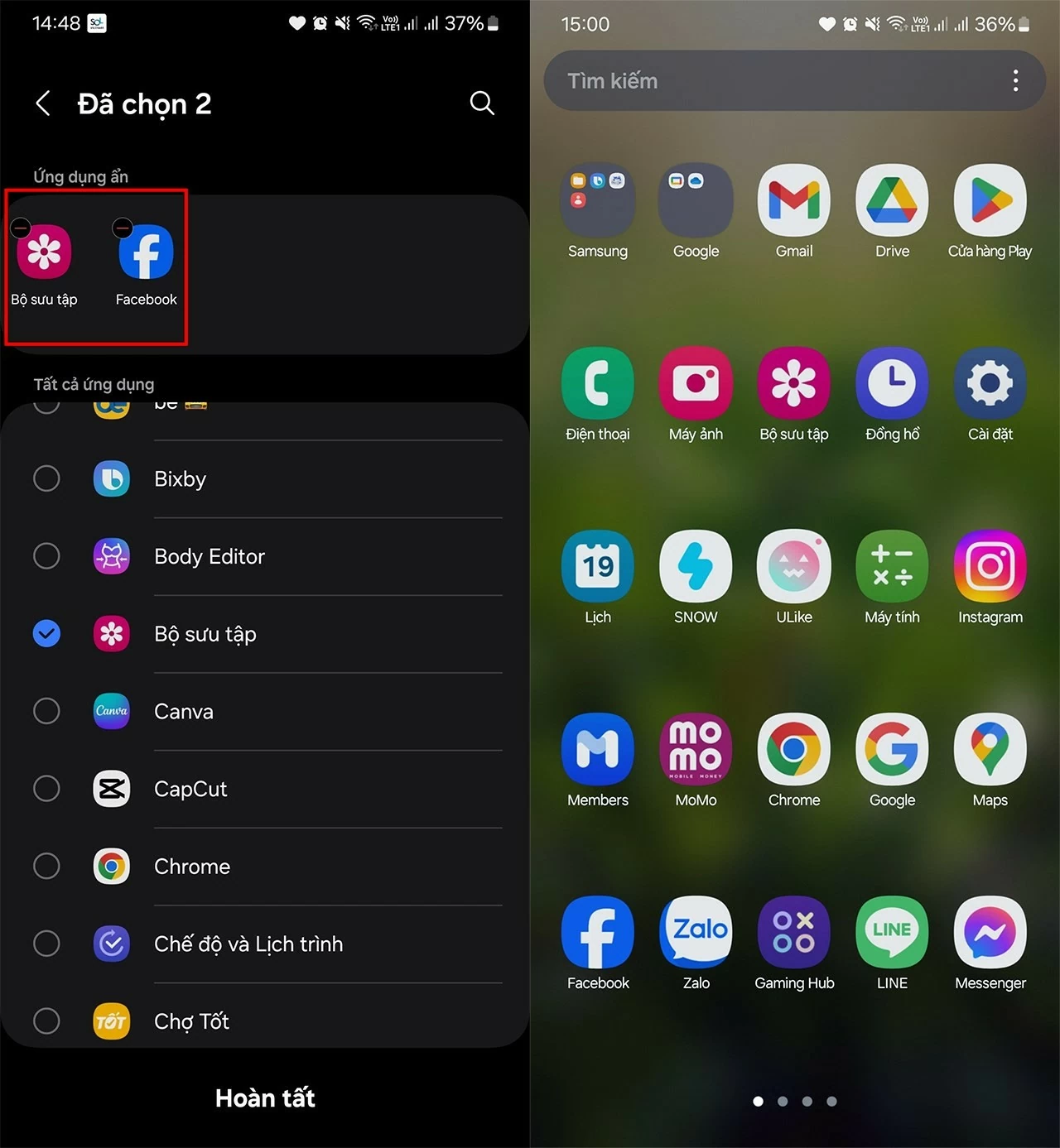Tìm ứng dụng ẩn trên Samsung siêu đơn giản Tìm ứng dụng ẩn trên Samsung siêu đơn giản