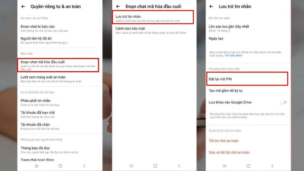 Hướng dẫn cách lấy lại và đổi mã PIN Messenger nhanh chóng Hướng dẫn cách lấy lại và đổi mã PIN Messenger nhanh chóng