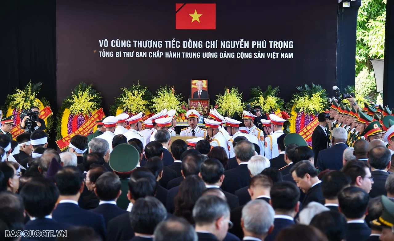 Lễ an táng Tổng Bí thư Nguyễn Phú Trọng tại Nghĩa trang Mai Dịch, Hà Nội Lễ an táng Tổng Bí thư Nguyễn Phú Trọng tại Nghĩa trang Mai Dịch, Hà Nội