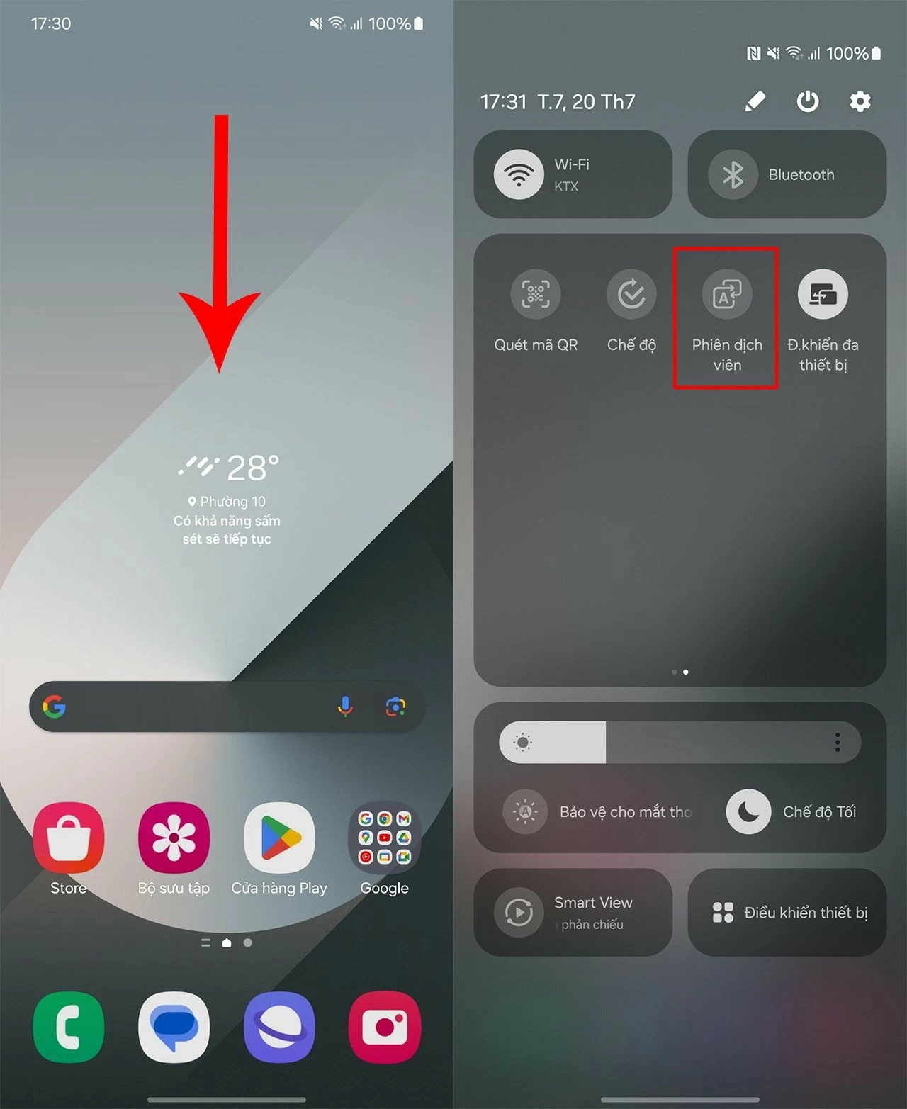 Dịch trực tiếp trên Samsung bằng Galaxy AI Dịch trực tiếp trên Samsung bằng Galaxy AI