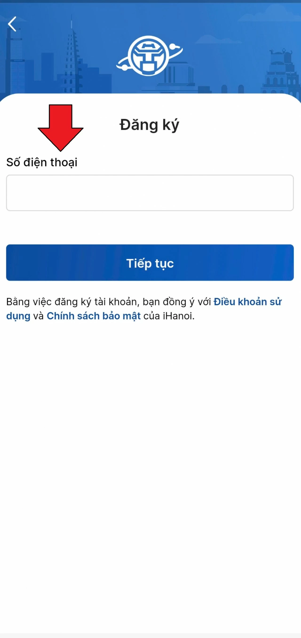 Hướng dẫn cách đăng ký tài khoản trên ứng dụng iHanoi mới nhất Hướng dẫn cách đăng ký tài khoản trên ứng dụng iHanoi mới nhất