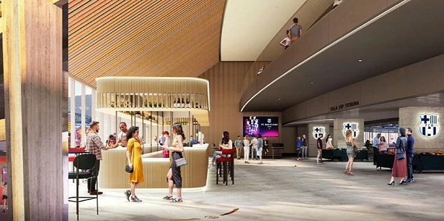 SVĐ mới của Barca tập trung vào dịch vụ ghế và phòng VIP. SVĐ mới của Barca tập trung vào dịch vụ ghế và phòng VIP.