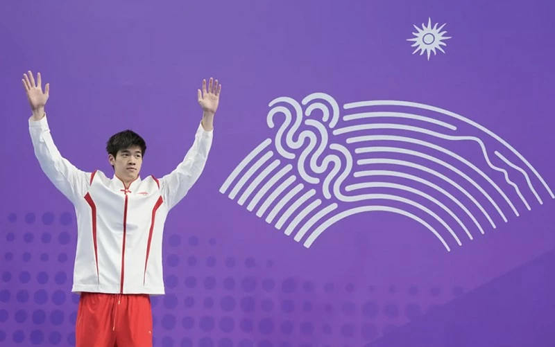 Vận động viên mới của Trung Quốc tham dự Olympic Pan Zhanle đang cạnh tranh để phá vỡ kỷ lục thế giới do Caeleb Dressel nắm giữ. Ảnh: Xinhua Vận động viên mới của Trung Quốc tham dự Olympic Pan Zhanle đang cạnh tranh để phá vỡ kỷ lục thế giới do Caeleb Dressel nắm giữ. Ảnh: Xinhua