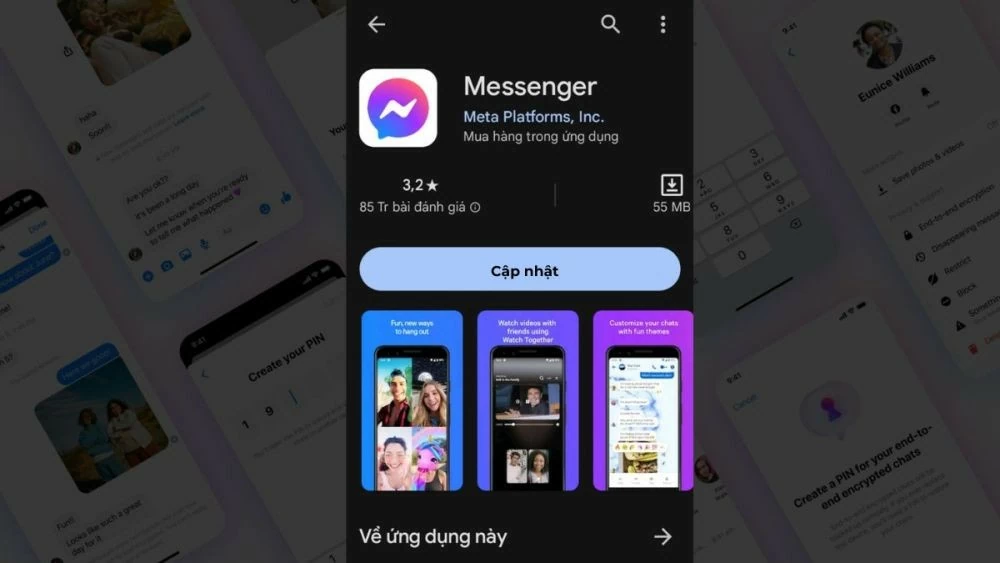 Cách cập nhật Messenger phiên bản mới nhất có ghi chú Cách cập nhật Messenger phiên bản mới nhất có ghi chú