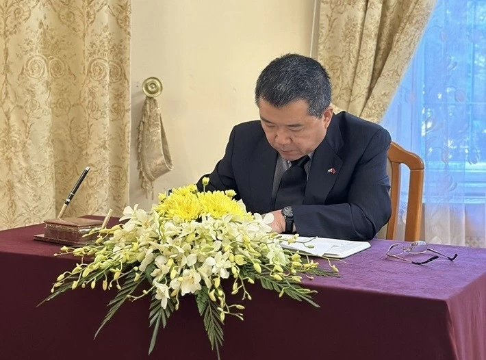 Lễ viếng Tổng Bí thư Nguyễn Phú Trọng tại Hungary Lễ viếng Tổng Bí thư Nguyễn Phú Trọng tại Hungary