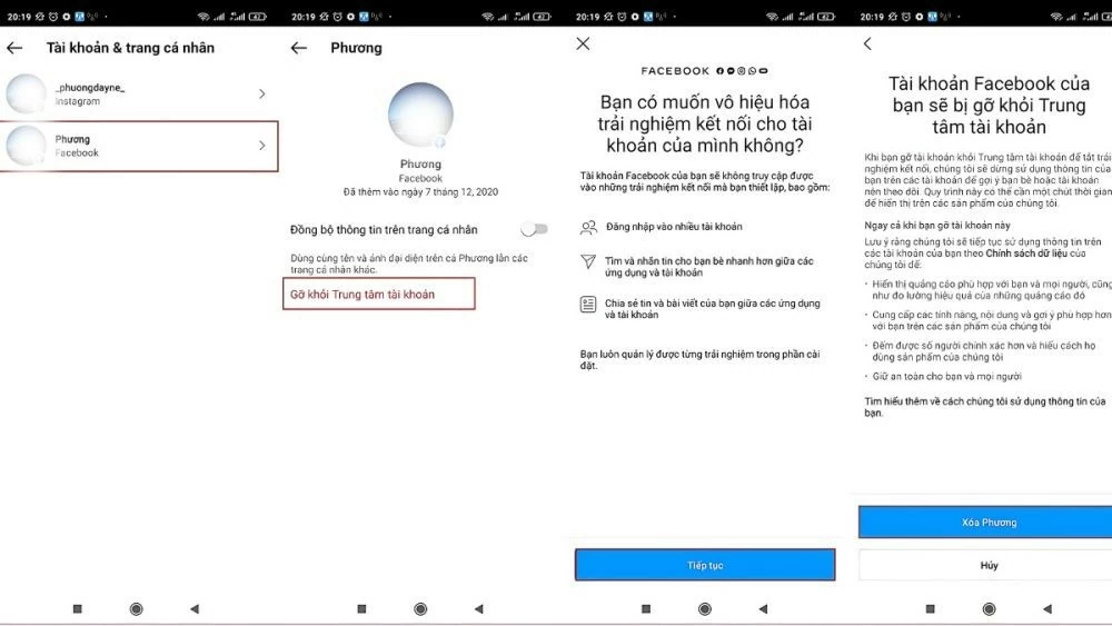 Liên kết Instagram với Facebook siêu nhanh và hiệu quả