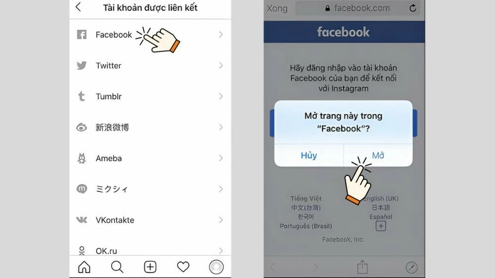 Liên kết Instagram với Facebook siêu nhanh và hiệu quả Liên kết Instagram với Facebook siêu nhanh và hiệu quả