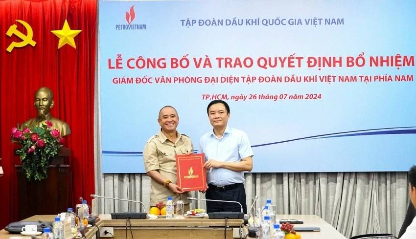 PetroVietnam bổ nhiệm Giám đốc Văn phòng đại diện phía Nam PetroVietnam bổ nhiệm Giám đốc Văn phòng đại diện phía Nam