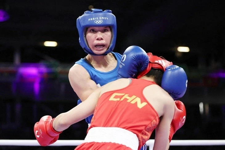 Võ sĩ quyền anh Hà Thị Linh dừng bước tại Olympic Paris 2024 Võ sĩ quyền anh Hà Thị Linh dừng bước tại Olympic Paris 2024