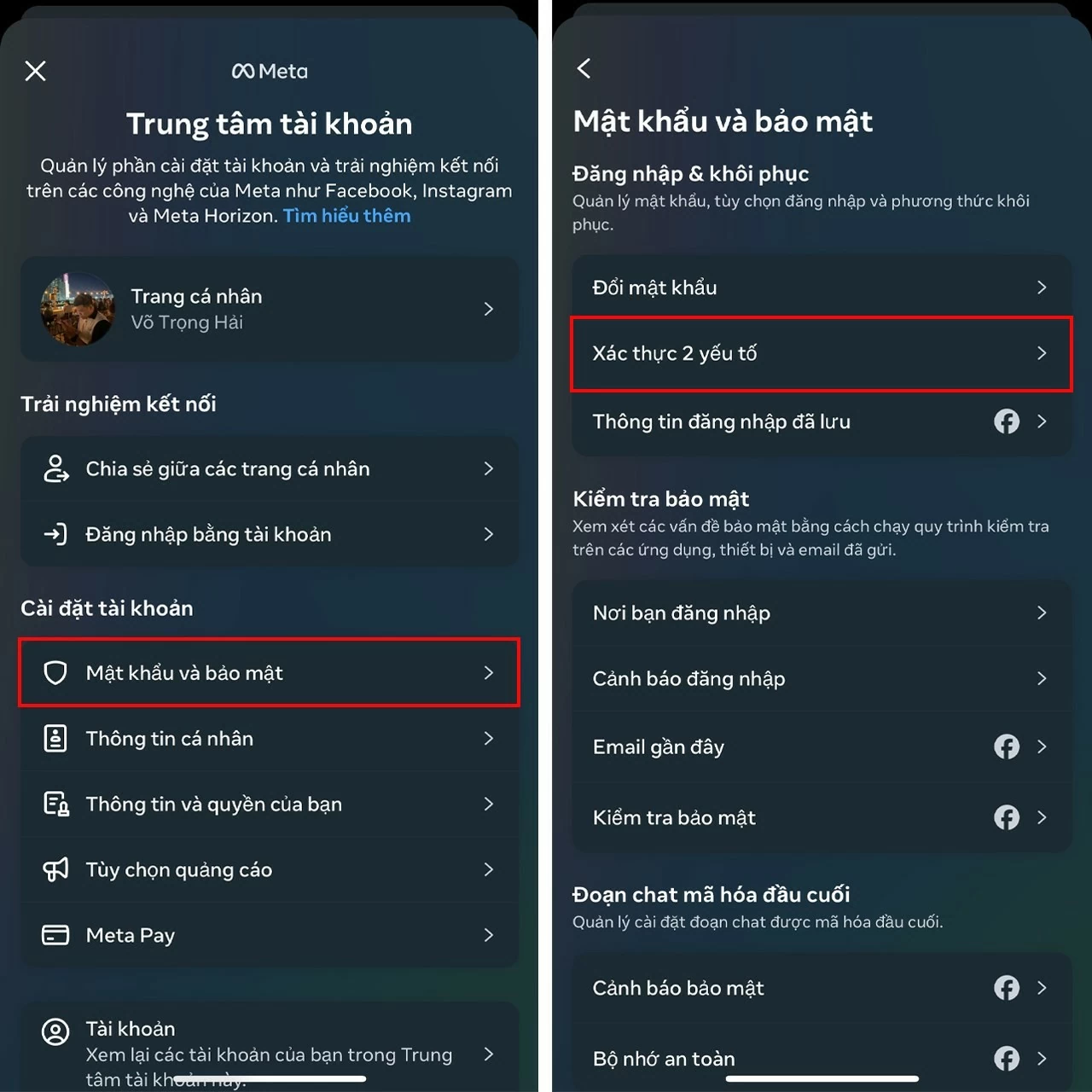 Cài bảo mật 2 lớp với tài khoản Facebook Cài bảo mật 2 lớp với tài khoản Facebook
