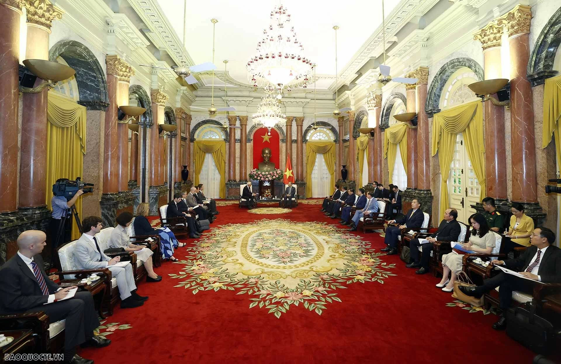 Chủ tịch nước Tô Lâm tiếp Phó Chủ tịch Ủy ban châu Âu Chủ tịch nước Tô Lâm tiếp Phó Chủ tịch Ủy ban châu Âu