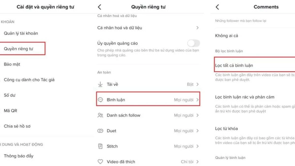 Tắt bình luận live trên TikTok nhanh chóng Tắt bình luận live trên TikTok nhanh chóng
