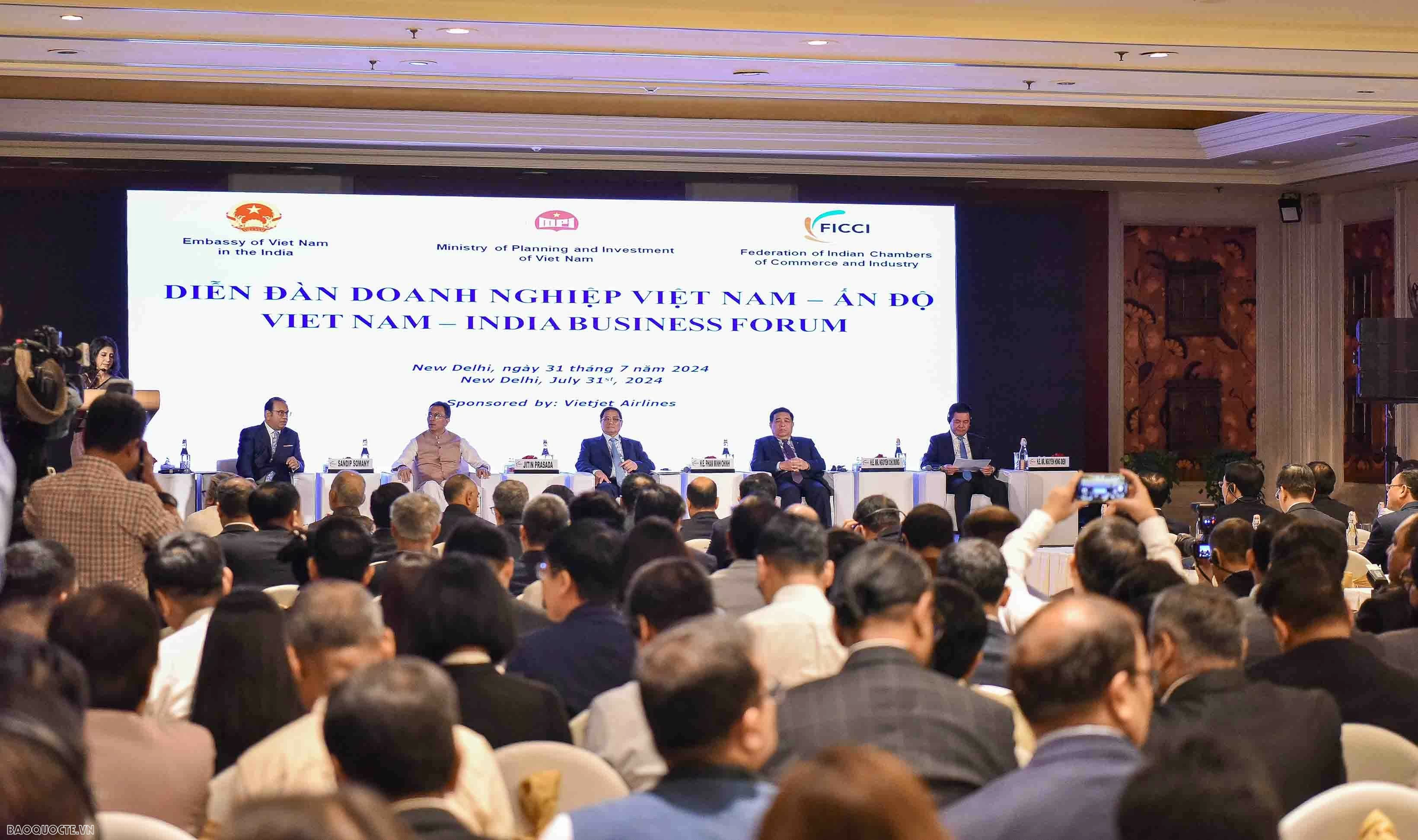 Việt Nam-Ấn Độ: Hướng đến mục tiêu thương mại song phương đạt 20 tỷ USD Việt Nam-Ấn Độ: Hướng đến mục tiêu thương mại song phương đạt 20 tỷ USD