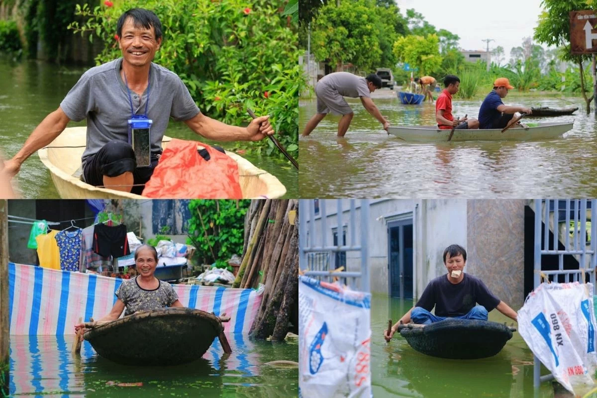 Xót xa cảnh người dân Chương Mỹ sống chung với lũ Xót xa cảnh người dân Chương Mỹ sống chung với lũ