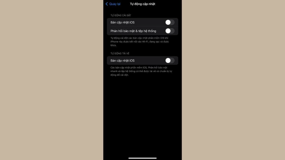 Dễ dàng tắt cập nhật ứng dụng trên iPhone Dễ dàng tắt cập nhật ứng dụng trên iPhone