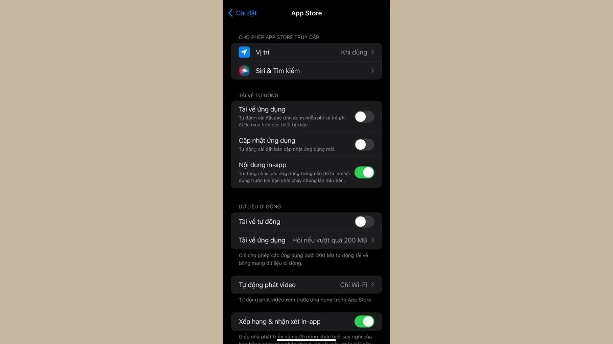 Dễ dàng tắt cập nhật ứng dụng trên iPhone Dễ dàng tắt cập nhật ứng dụng trên iPhone