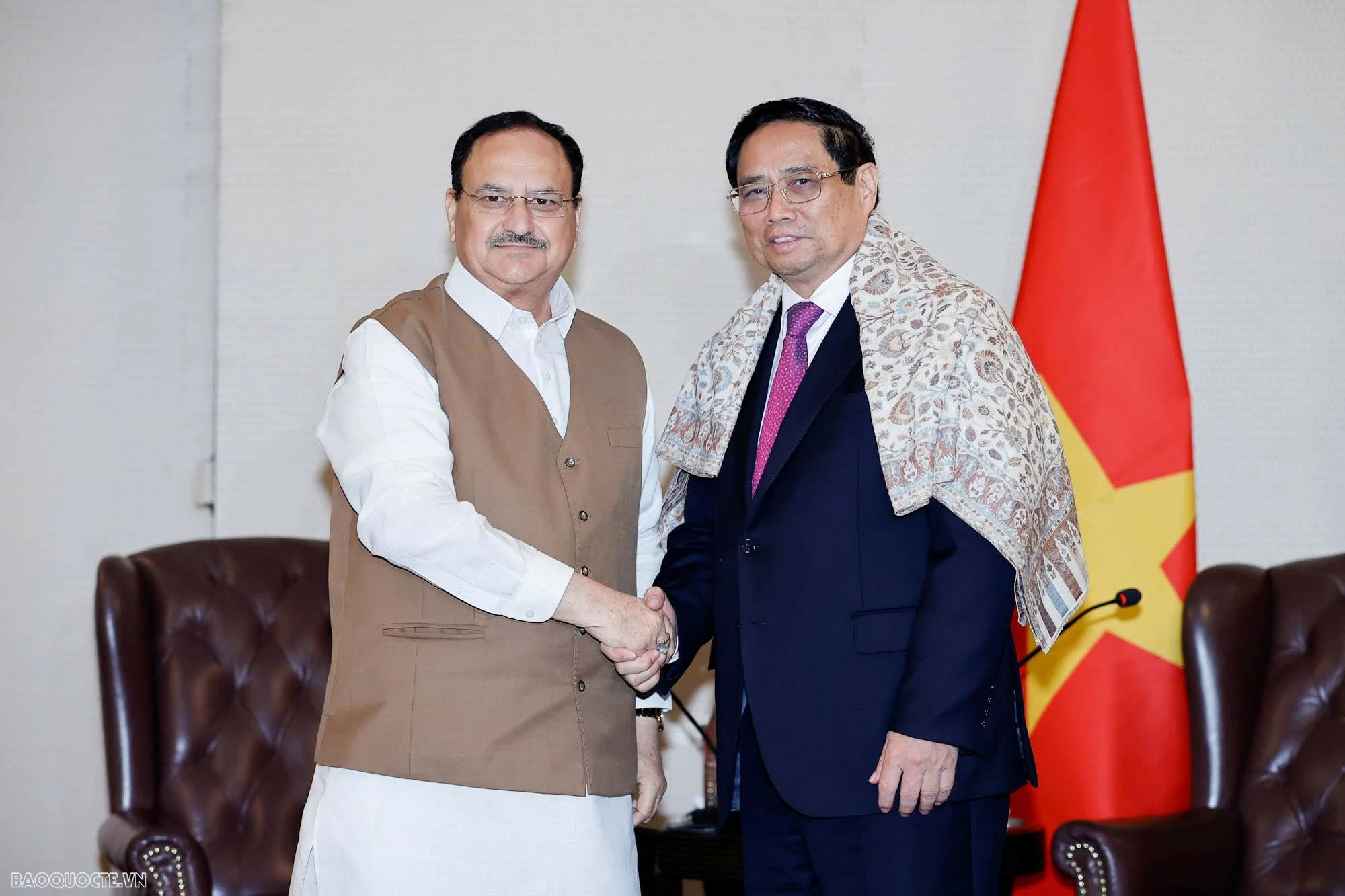 Thủ tướng tiếp Tiếp Chủ tịch Đảng BJP Thủ tướng tiếp Tiếp Chủ tịch Đảng BJP