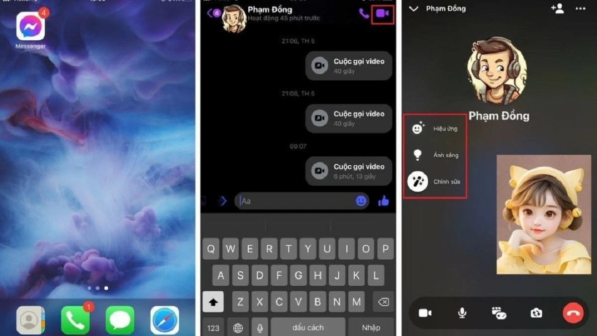 Bật filter trên Messenger khi call trên máy tính, điện thoại siêu nhanh Bật filter trên Messenger khi call trên máy tính, điện thoại siêu nhanh