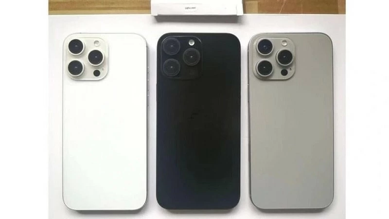 Ba phiên bản màu sắc mới được cho là sẽ xuất hiện trên bộ đôi iPhone 16 Pro và iPhone 16 Pro Max Ba phiên bản màu sắc mới được cho là sẽ xuất hiện trên bộ đôi iPhone 16 Pro và iPhone 16 Pro Max