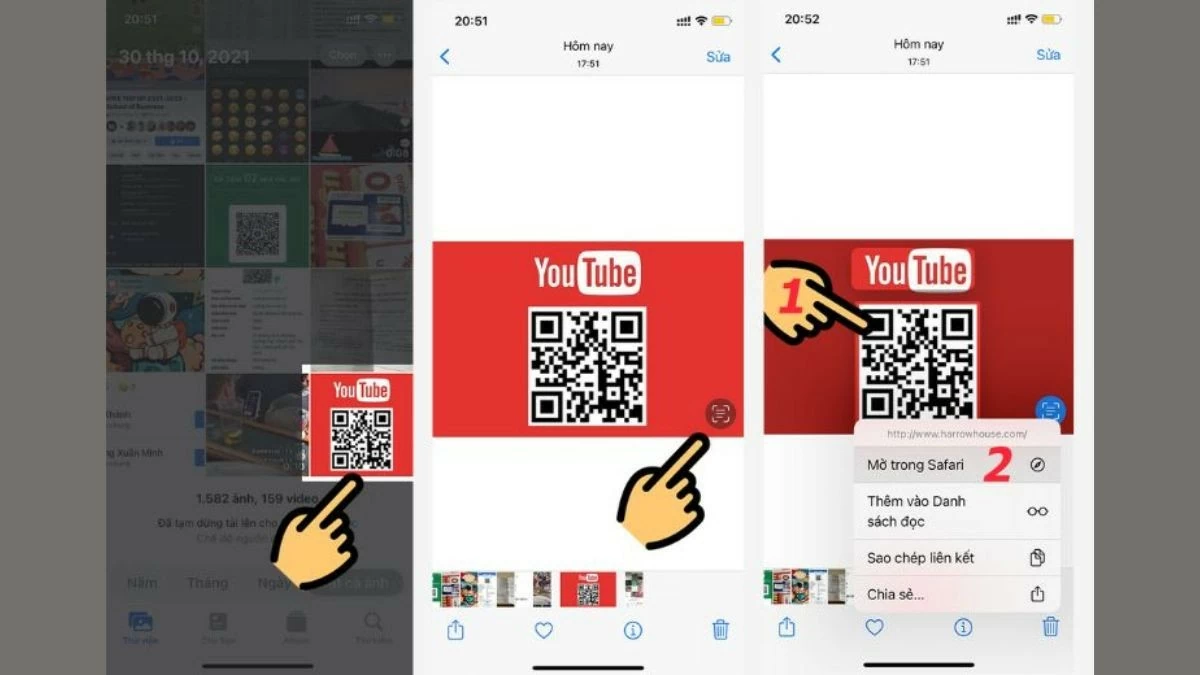 Quét mã QR trong album ảnh trên iPhone, Android siêu đơn giản Quét mã QR trong album ảnh trên iPhone, Android siêu đơn giản