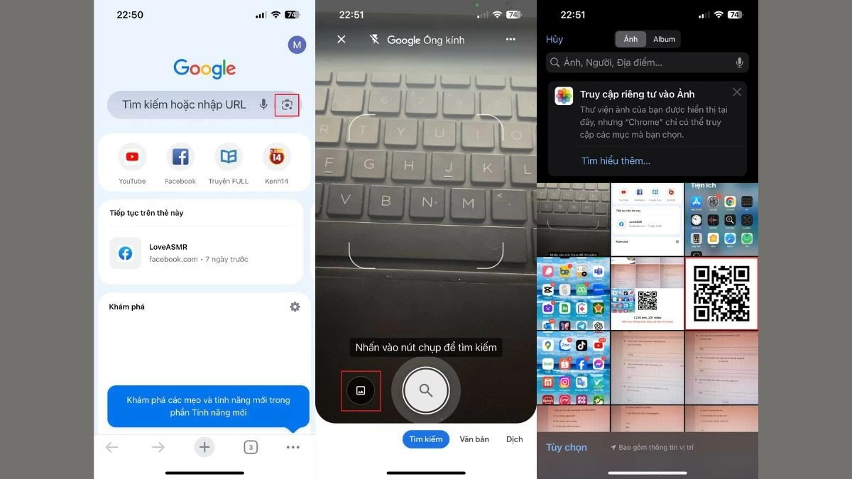 Quét mã QR trong album ảnh trên iPhone, Android siêu đơn giản Quét mã QR trong album ảnh trên iPhone, Android siêu đơn giản