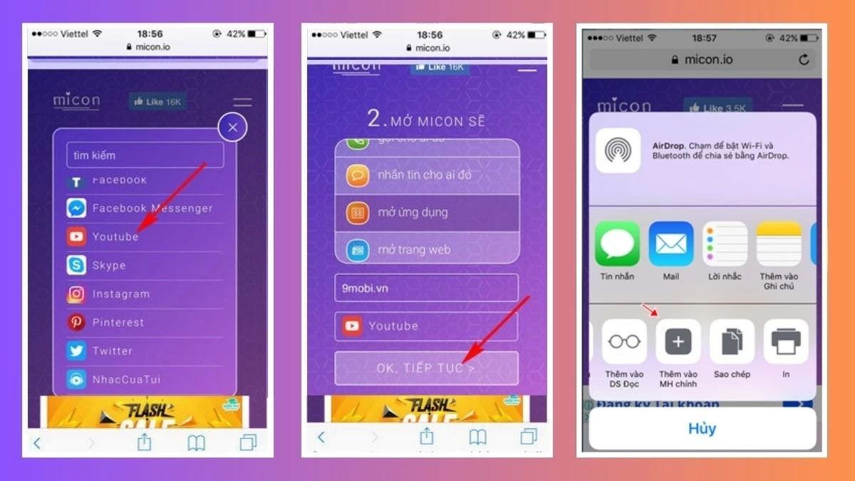 Cách tạo icon trên iPhone bằng ảnh của mình trên điện thoại cực thú vị