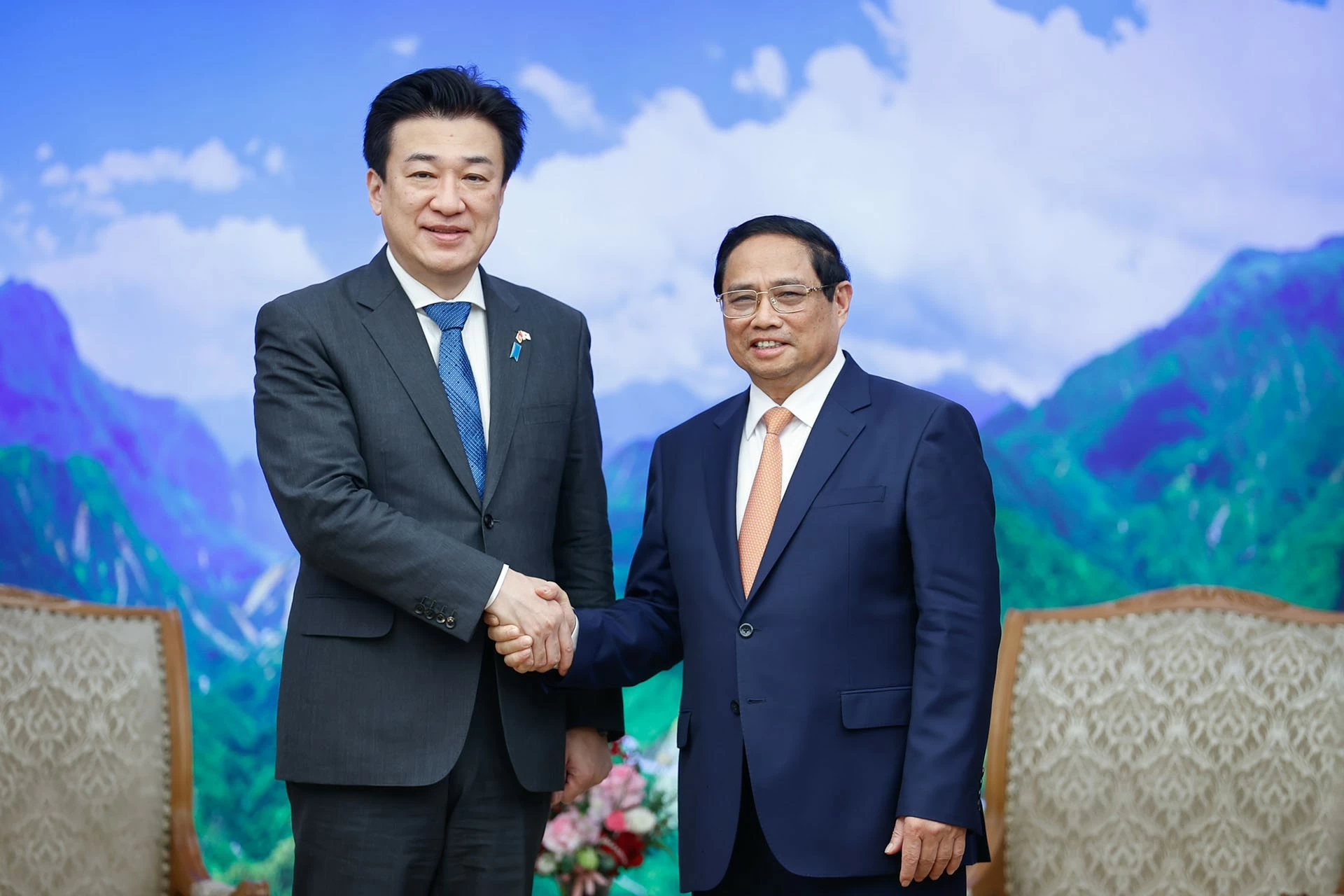 Thủ tướng Phạm Minh Chính tiếp Bộ trưởng Quốc phòng Nhật Bản Thủ tướng Phạm Minh Chính tiếp Bộ trưởng Quốc phòng Nhật Bản