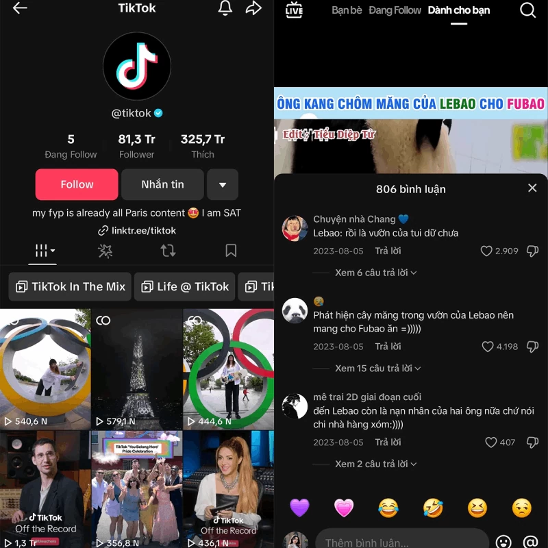 Bảo vệ mắt khi xem video trên TikTok Bảo vệ mắt khi xem video trên TikTok