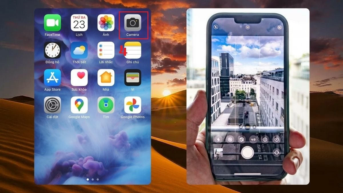 Bật lưới camera iPhone đơn giản và dễ thực hiện nhất Bật lưới camera iPhone đơn giản và dễ thực hiện nhất