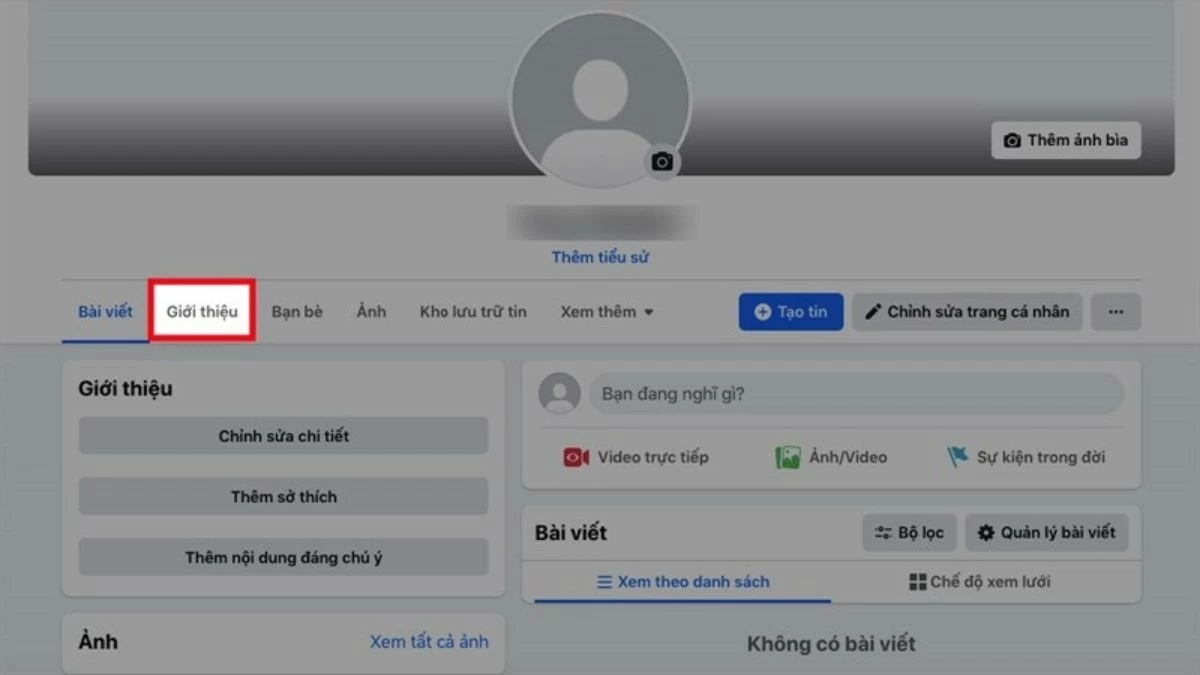 Chỉnh sửa thông tin cá nhân trên Facebook cực đơn giản Chỉnh sửa thông tin cá nhân trên Facebook cực đơn giản