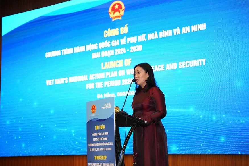 Việt Nam công bố Chương trình hành động quốc gia đầu tiên về phụ nữ, hòa bình và an ninh Việt Nam công bố Chương trình hành động quốc gia đầu tiên về phụ nữ, hòa bình và an ninh