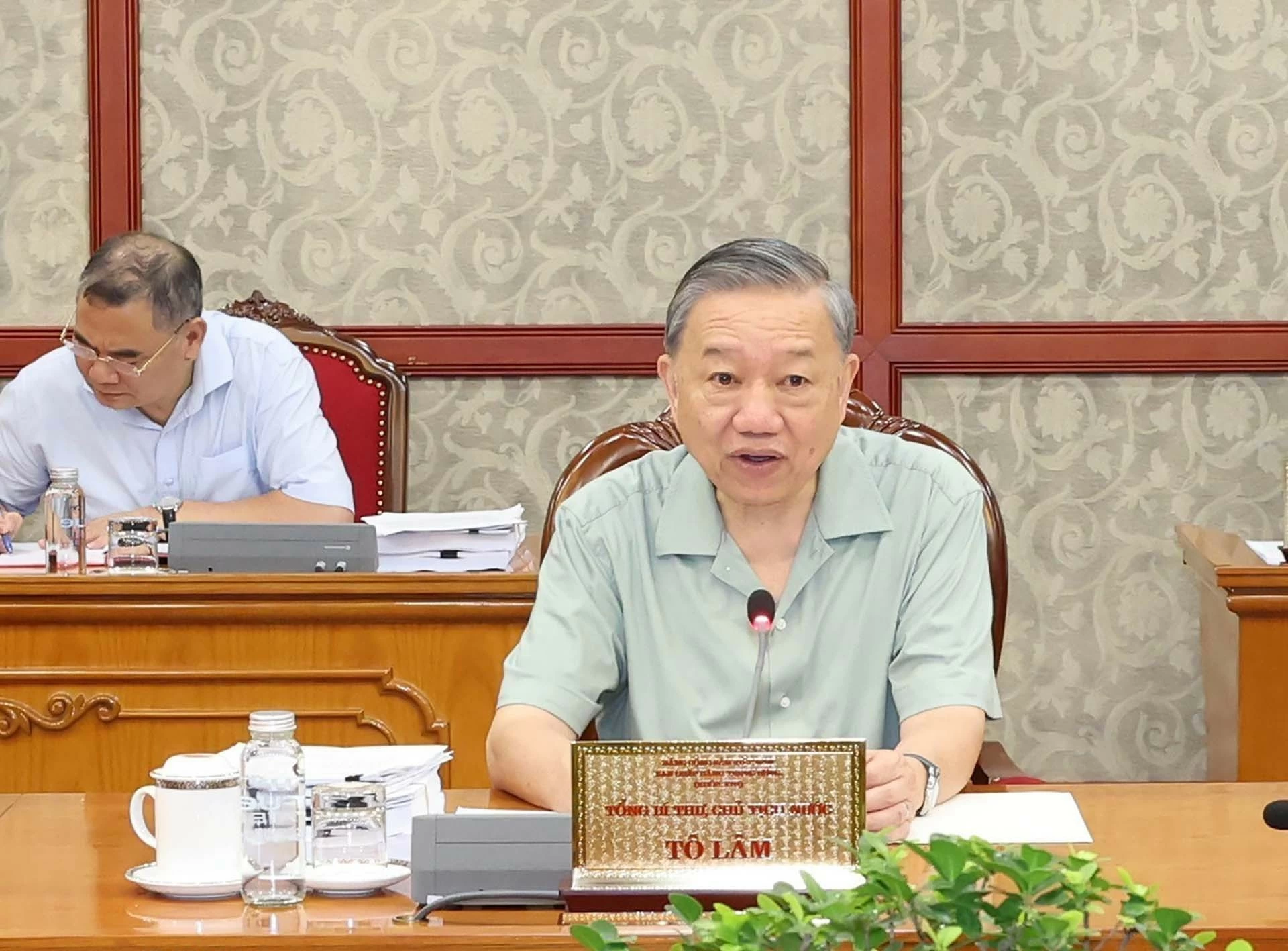 Tổng Bí thư, Chủ tịch nước Tô Lâm phát biểu chỉ đạo. (Nguồn: TTXVN) Tổng Bí thư, Chủ tịch nước Tô Lâm phát biểu chỉ đạo. (Nguồn: TTXVN)