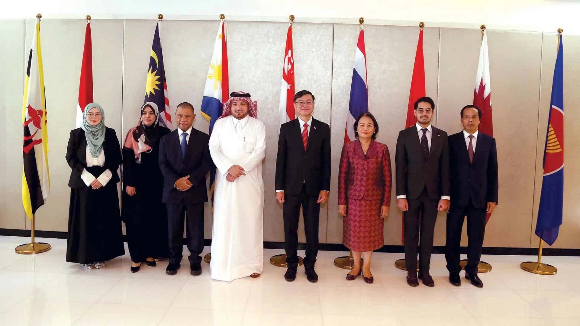 Ủy ban ASEAN tại Doha tổ chức cuộc họp lần thứ 70 nhân kỷ niệm 57 năm Ngày ASEAN Ủy ban ASEAN tại Doha tổ chức cuộc họp lần thứ 70 nhân kỷ niệm 57 năm Ngày ASEAN