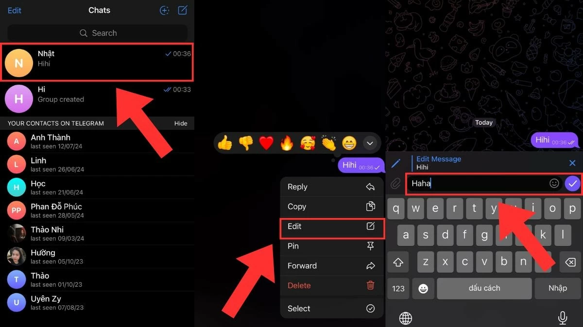 Thu hồi tin nhắn trên Telegram đơn giản Thu hồi tin nhắn trên Telegram đơn giản