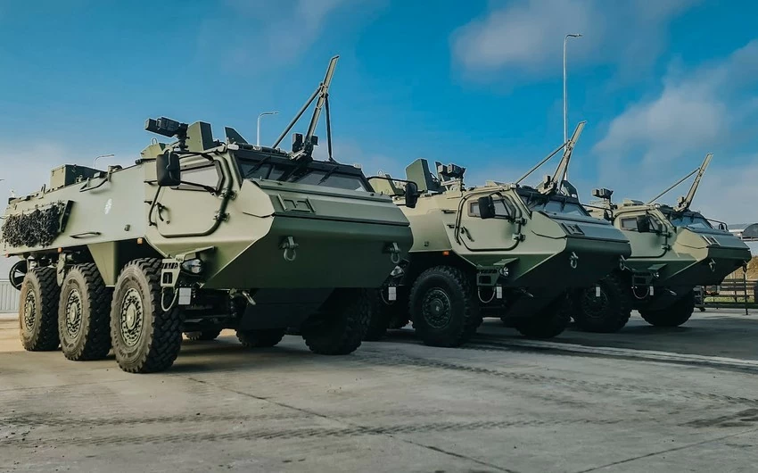 Phần Lan, Latvia ký thoả thuận bảo dưỡng xe bọc thép. (Nguồn: Report News Agency) Phần Lan, Latvia ký thoả thuận bảo dưỡng xe bọc thép. (Nguồn: Report News Agency)