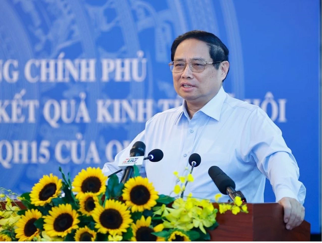 Thủ tướng Phạm Minh Chính nhấn mạnh, các đồng chí lãnh đạo cao nhất của Đảng, Nhà nước qua các thời kỳ luôn đặc biệt quan tâm tới phát triển TPHCM. (Nguồn: VGP) Thủ tướng Phạm Minh Chính nhấn mạnh, các đồng chí lãnh đạo cao nhất của Đảng, Nhà nước qua các thời kỳ luôn đặc biệt quan tâm tới phát triển TPHCM. (Nguồn: VGP)