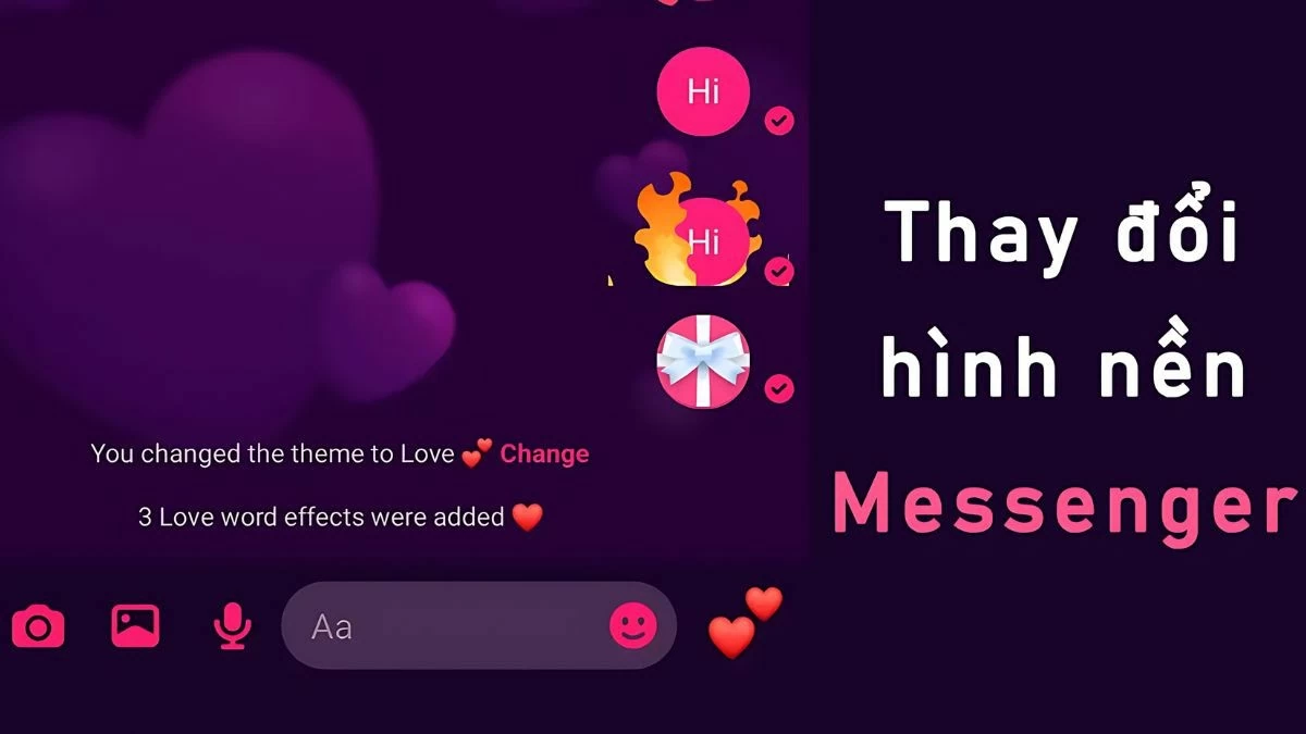 Thay đổi hình nền Messenger trên điện thoại, máy tính Thay đổi hình nền Messenger trên điện thoại, máy tính