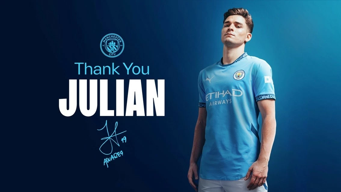 CHÍNH THỨC: Julian Alvarez rời Man City với giá kỷ lục CHÍNH THỨC: Julian Alvarez rời Man City với giá kỷ lục