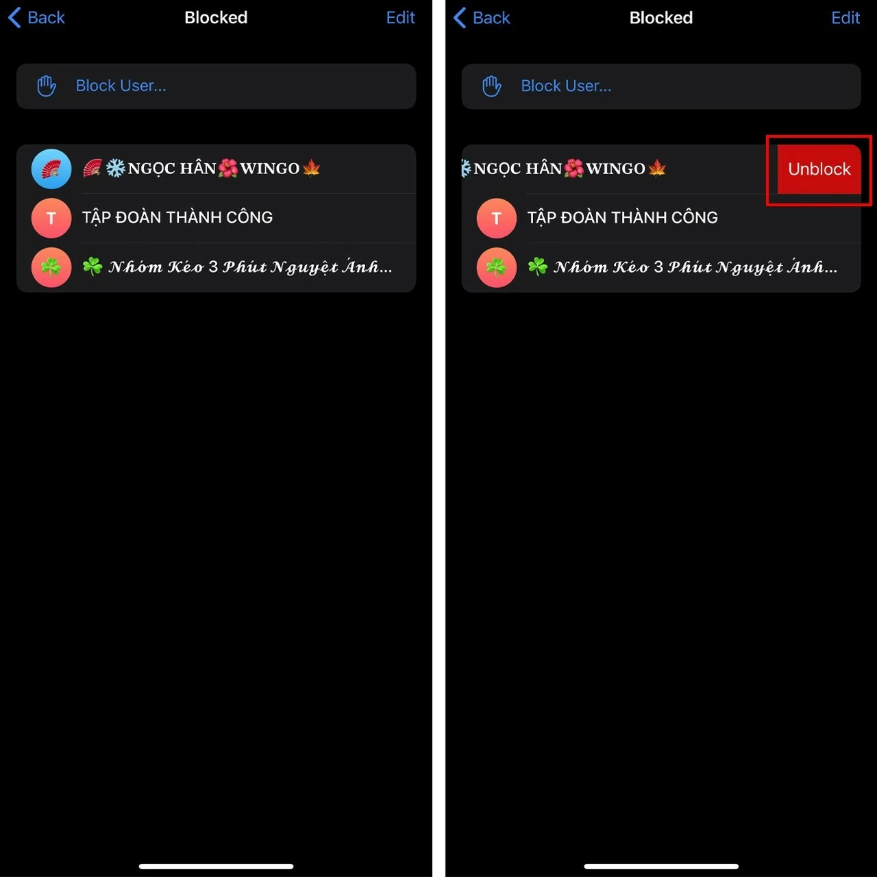 Cách mở chặn Telegram vô cùng đơn giản và nhanh chóng Cách mở chặn Telegram vô cùng đơn giản và nhanh chóng