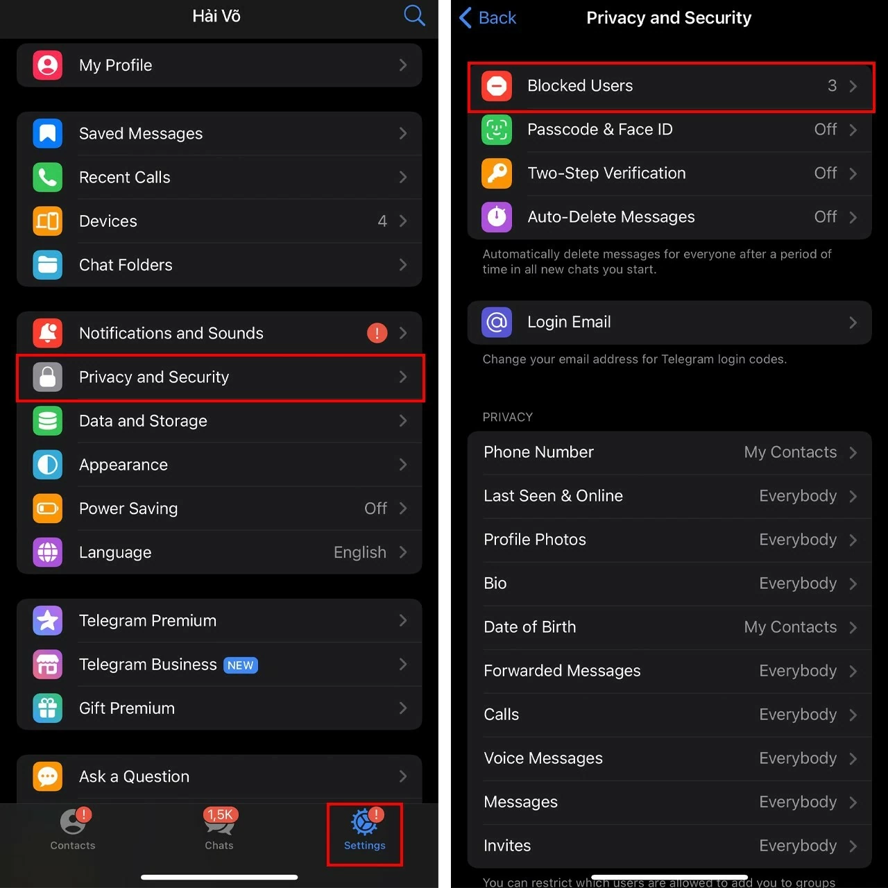Cách mở chặn Telegram vô cùng đơn giản và nhanh chóng Cách mở chặn Telegram vô cùng đơn giản và nhanh chóng