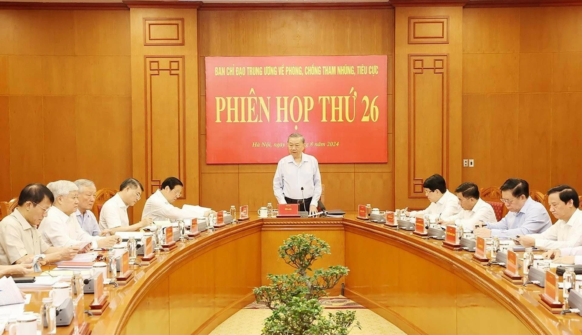 Tổng Bí thư, Chủ tịch nước Tô Lâm chủ trì phiên họp. (Nguồn: TTXVN) Tổng Bí thư, Chủ tịch nước Tô Lâm chủ trì phiên họp. (Nguồn: TTXVN)