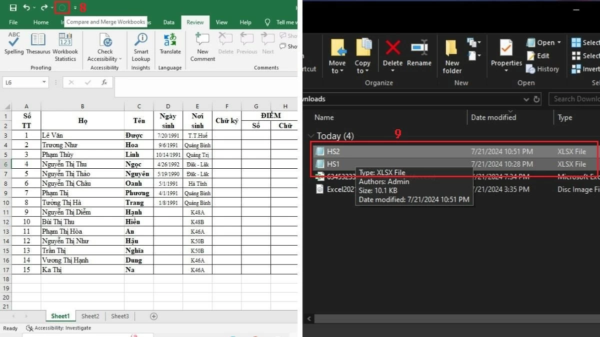 5 cách loại bỏ sự trùng lặp dữ liệu giữa 2 file Excel 5 cách loại bỏ sự trùng lặp dữ liệu giữa 2 file Excel