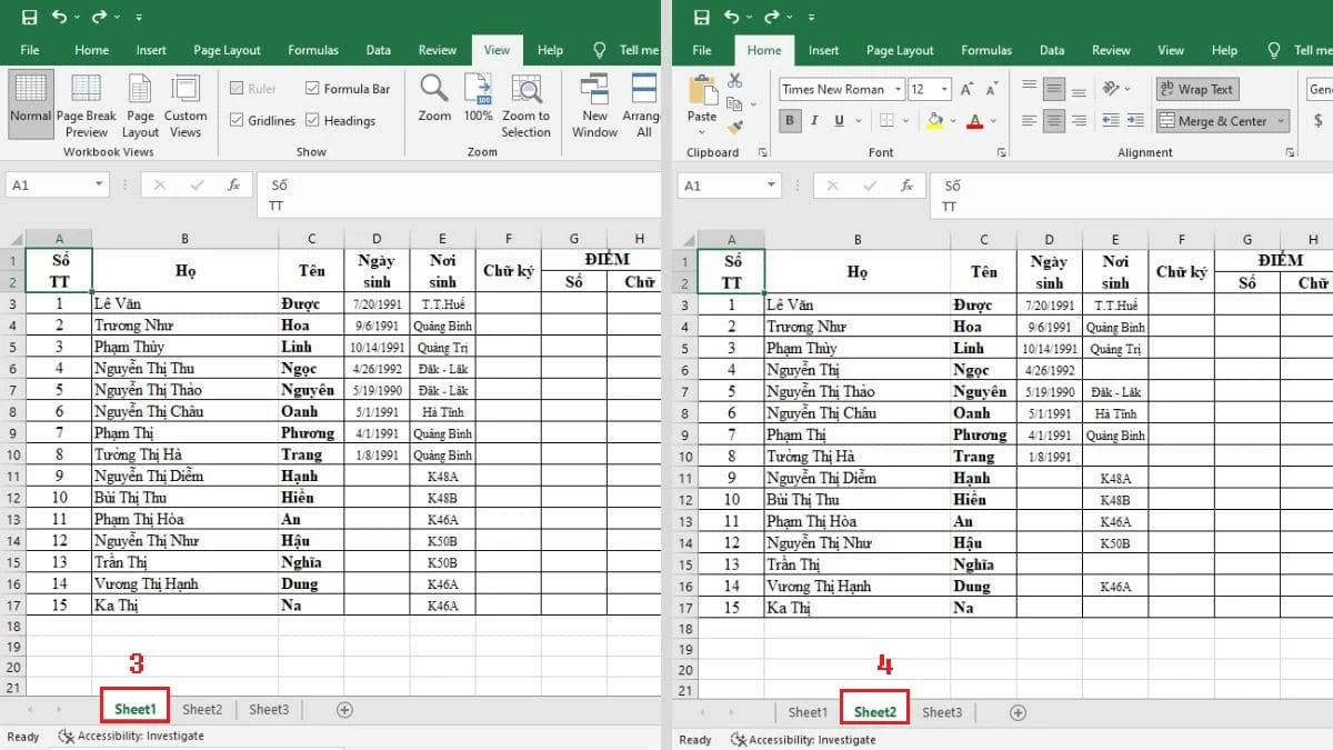 5 cách loại bỏ sự trùng lặp dữ liệu giữa 2 file Excel 5 cách loại bỏ sự trùng lặp dữ liệu giữa 2 file Excel